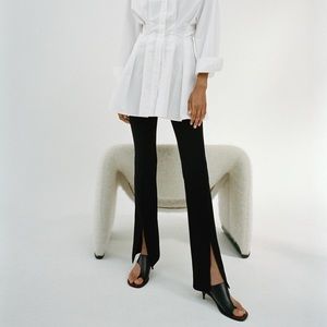 NWT Zara Ribbed Flare Legging, size M